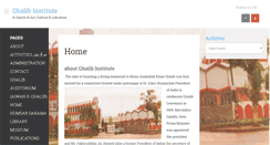 Desktop Screenshot of ghalibinstitute.org